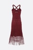 Wales Bonner Dresses in Oxblood