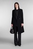 C Zeudi Coat In Black Wool