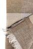 Peserico Linen, Viscose And Lurex Blend Bob Scarf in Earthenware