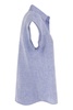 Peserico Linen Sleeveless Shirt in Blue