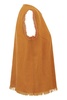 Antonelli Adrien - Linen Sleeveless Jumper in Orange