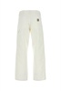 White Denim Double Knee Pant