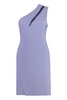 Genny One Shoulder Dress in Purple