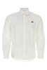 Maison Kitsuné Fox Head Patch Long-Sleeved Shirt