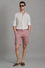 Modern Fit Cotton Blend Chino Shorts in Dusty Pink