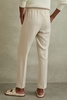 Hailey Cream Tapered Pull On Trousers