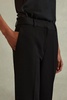 Slim Fit Suit Trousers in Black