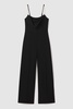 Halston Cowl Neck Jumpsuit in Black