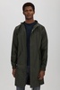 Rains Fishtail Parka in Dark Green