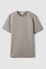 Interlock Jersey Crew Neck T-Shirt in Taupe