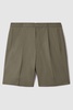 Relaxed Drawstring Shorts in Sage