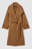 Atelier Blindseam Wool and Cashmere Coat in Camel