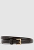 Leather Waist Belt in Black