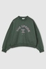 The Upside Organic-Cotton Crew-Neck Sweatshirt in Green