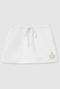 Twill Skort in White