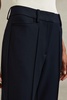 Flared Suit Trousers in Navy