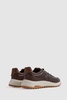 Hogan Leather Chunky Trainers in Brown