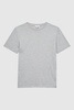 Crew Neck T-shirt in Grey Marl