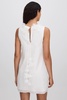 Rachel Gilbert Silk Organza Mini Dress in Ivory