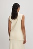 Codie White Anna Quan Knitted Cotton Sleeveless Cardigan