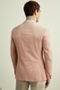 Cotton-Blend Velvet Blazer in Porcelain Pink