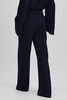 Wide Leg Suit Trousers in Navy