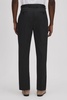 Relaxed Tapered Belted Trousers in Black