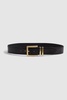 Leather Belt in Black