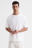 Oversized Garment Dye T-Shirt in White