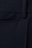 Flared Suit Trousers in Navy