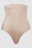 Spanx Shapewear High-Waisted Thong in Champagne