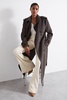 Atelier Wool And Cashmere Trench Coat in Charcoal