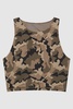 The Upside Camouflage Cropped Tank Top in Camo