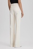 High Rise Flared Trousers in Cream