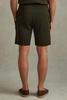 Ribbed Elasticated Waist Shorts in Green