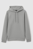 Interlock Jersey Hoodie in Flint Grey