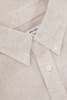 Queens Stone 100% Linen Button-Down Collar Shirt