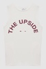 The Upside Sleeveless Crew Neck Vest in White