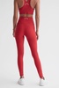 The Upside High Rise Leggings in Red