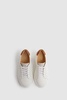 Chunky Leather Trainers in White