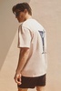 Shaker Soft Pink Reiss | Ché Oversized Cotton Cocktail Print T-Shirt