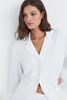 Sleeper Detachable Feather Pyjama Set in White