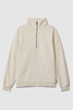 The Upside Half-Zip Funnel Neck Jumper in Natural