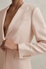 Single Breasted Suit Blazer with TENCEL™ Fibers in Pink