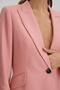 Millie Pink Tailored Single Breasted Suit Blazer