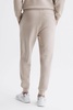 Plain Drawstring Loungewear Joggers in Oatmeal