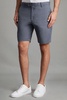 Modern Fit Cotton Blend Chino Shorts in Airforce Blue