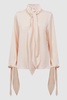 Tie Detail Blouse in Nude