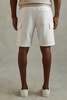 Interlock Jersey Drawstring Shorts in White