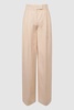 Wide Leg Occasion Trousers in Nude